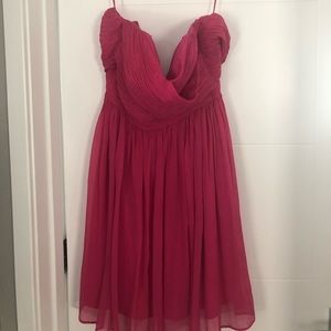 Strapless Chiffon J. Crew Cocktail Dress